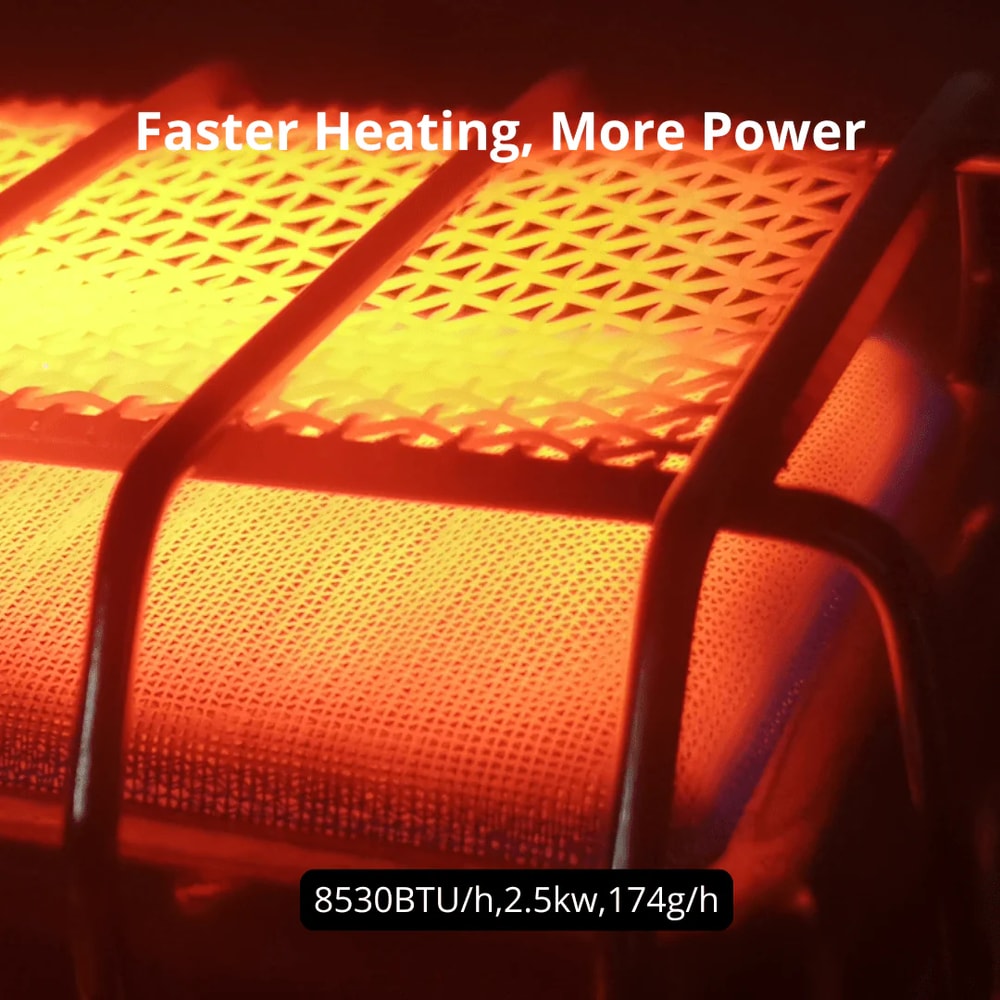 Portable Gas Camping Stove Heater MultiFunction Gas Burner For Camping Outdoor Heating 2