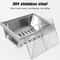 Portable Stainless Steel Folding Barbecue Grill For Camping Outdoor Cooking 1