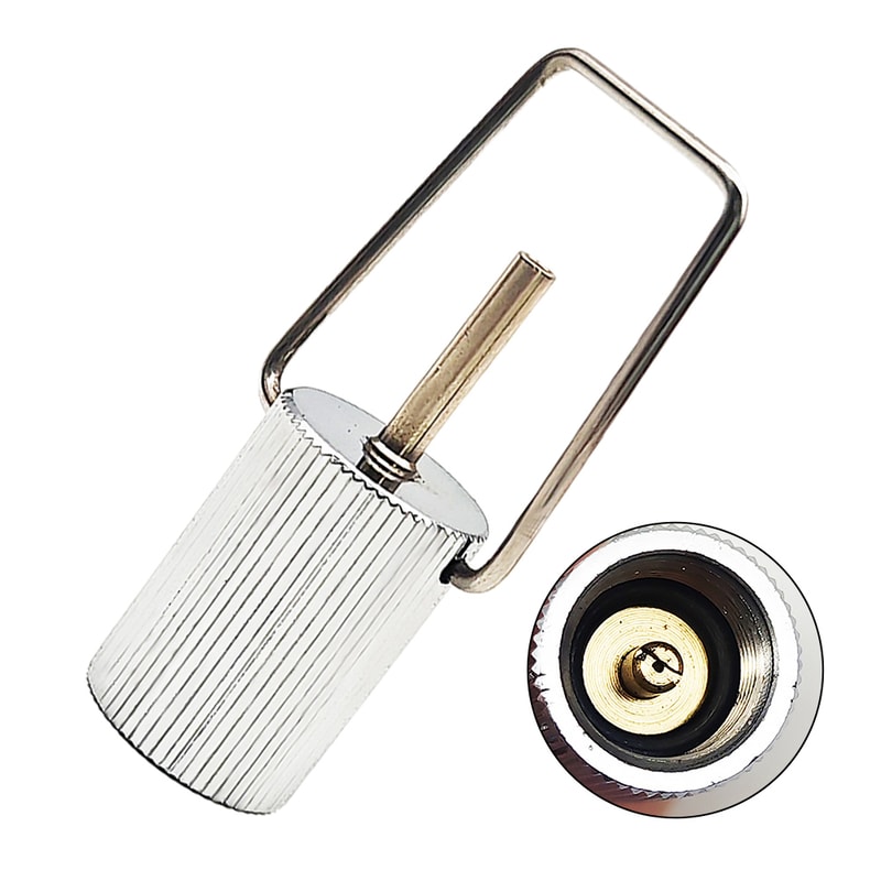 Outdoor Camping Butane Gas Lantern Tank Fill Adapter Practical Copper Camping Fill Adapter For Buta 1