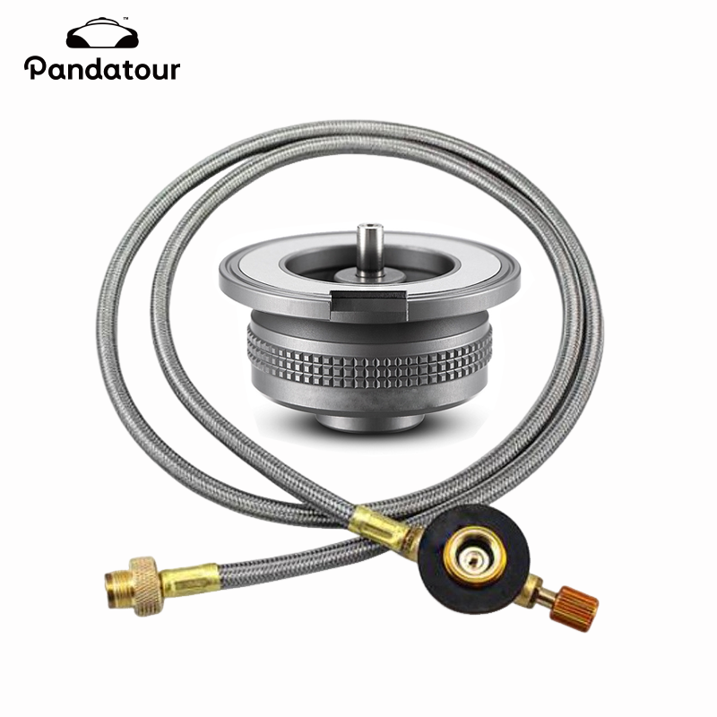 Outdoor Camping Stove Butane Gas Adapter Converter Hose Effortless Outdoor Cooking Accessory 0