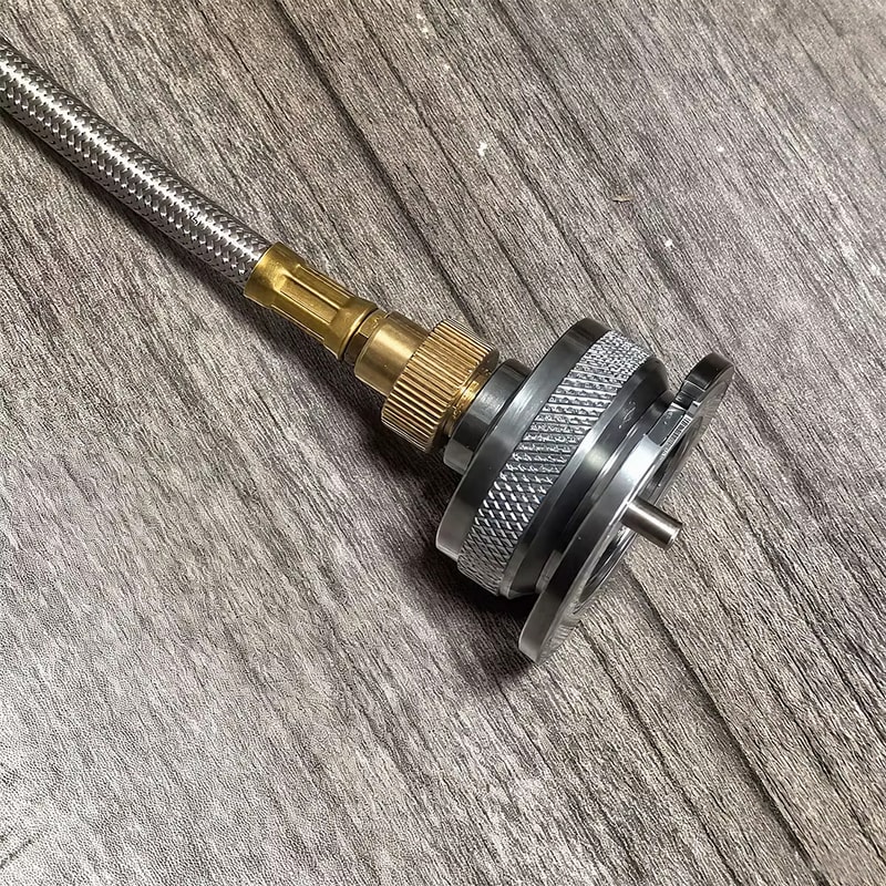 Outdoor Camping Stove Butane Gas Adapter Converter Hose Effortless Outdoor Cooking Accessory 4