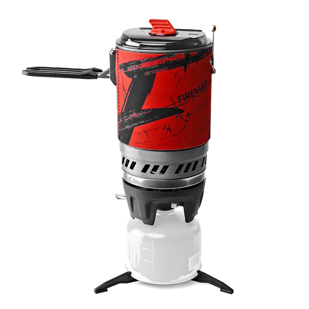 Portable Jet Burner Camping Stove With Micro Regulator And Water Boiler 4