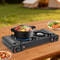 Portable Burner Camping Stove With Auto Ignition Baking Tray Ideal For RVs Picnics And BBQs 2