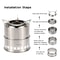 Stainless Steel Wood Stove Compact Alcohol Camping Burner For Outdoor Cooking 3