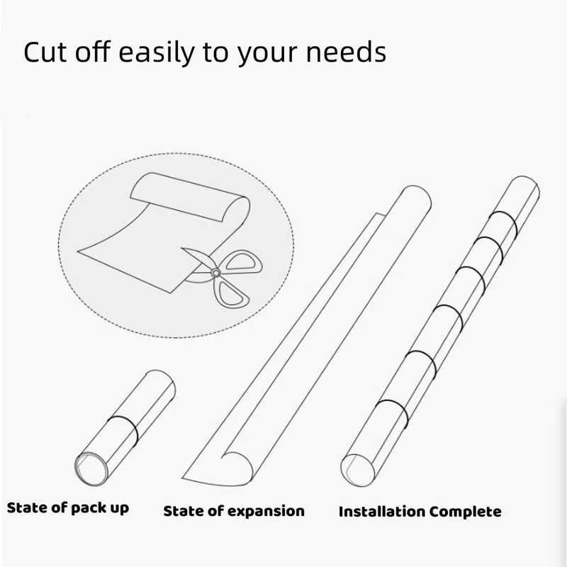 Portable Titanium Chimney Pipe Kit For Tent Stove Durable Camping Wood Stove Pipe System 5
