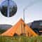 Portable Titanium Chimney Pipe Kit For Tent Stove Durable Camping Wood Stove Pipe System 0