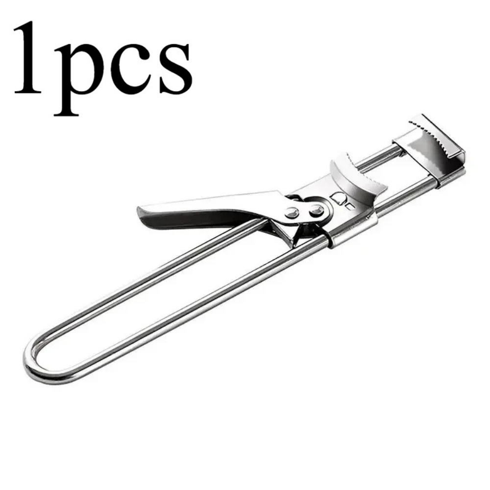 Heavy Duty Stainless Steel MultiFunction Can Bottle Opener Adjustable Easy Grip Kitchen Tool 5