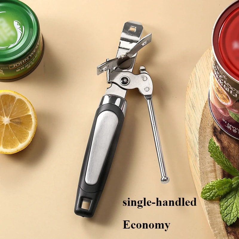 Professional Stainless Steel Manual Can Opener Multifunctional Bottle And Jar Opener 4