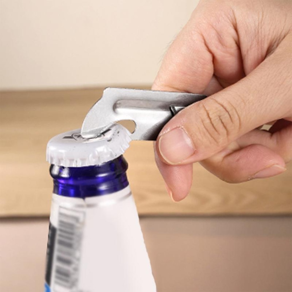 Portable Stainless Steel Bottle And Jar Opener Handheld Can Opener For Emergency Kitchen Use 1