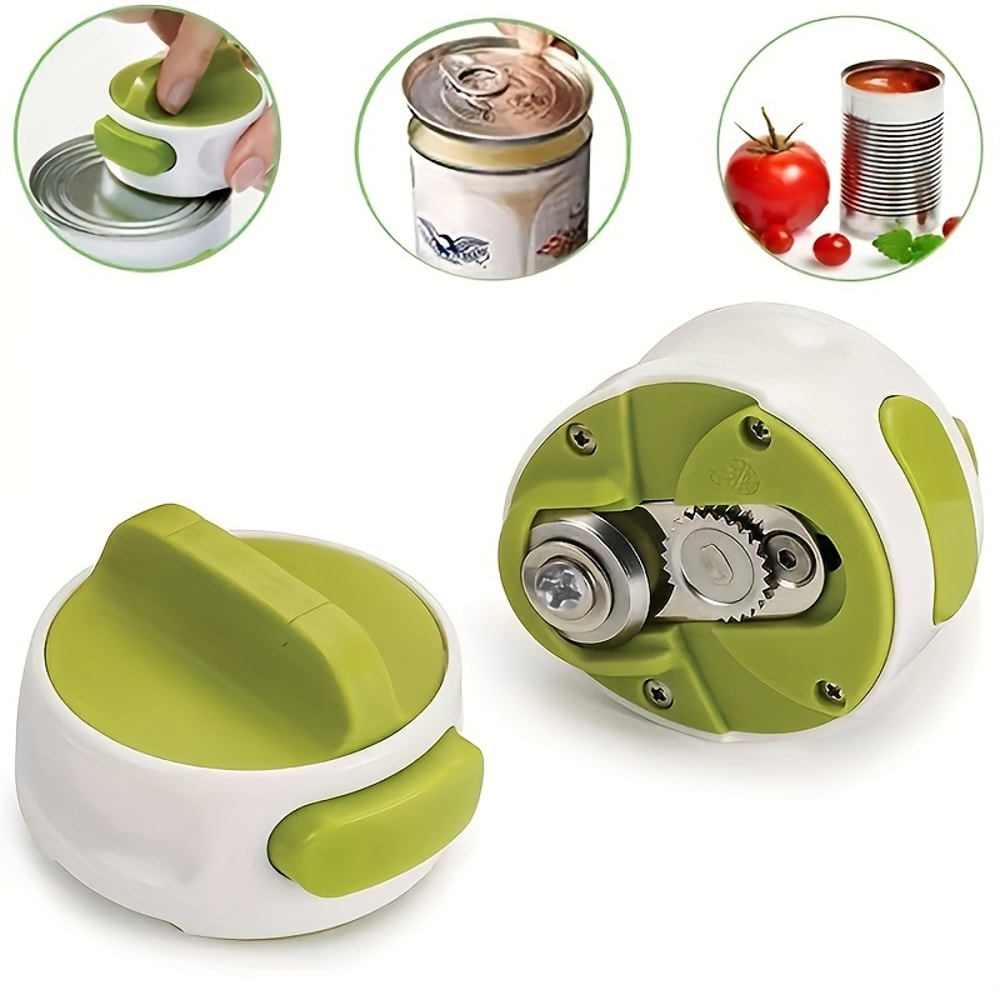 Portable Manual Can Opener Adjustable AntiSlip Easy Twist Design For Effortless Jar Opening 0