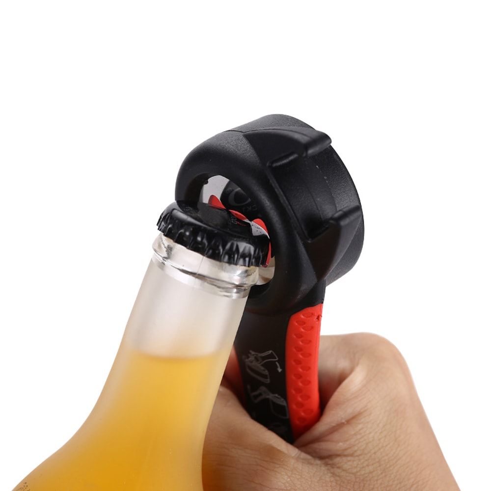 Multifunctional Beer Bottle Opener With AntiSlip Handle Durable Portable Tool For Camping And Home 1