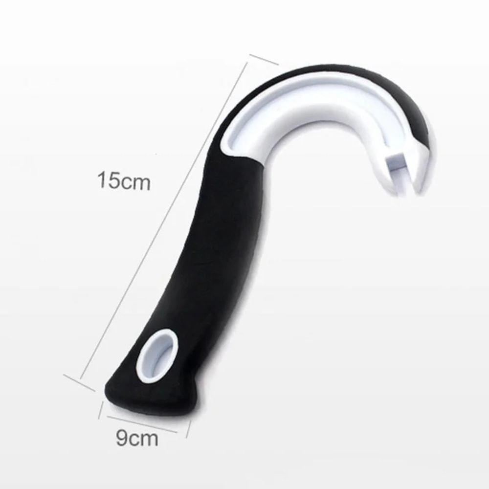 NonSlip Manual Can Opener Multifunctional Bottle Jar Lid Opening Tool With Ring Hook 4