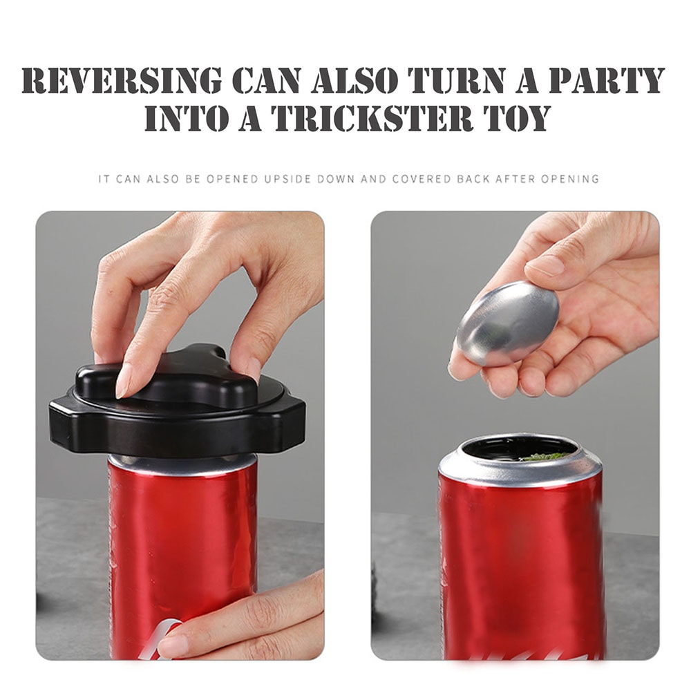 Labor-Saving Jar Opener Portable Twist Off Beverage & Soda Lid Opener for Effortless Bottle and Can Opening