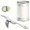 Stainless Steel Manual Can Opener With Ergonomic Grip And Integrated Bottle Opener 0