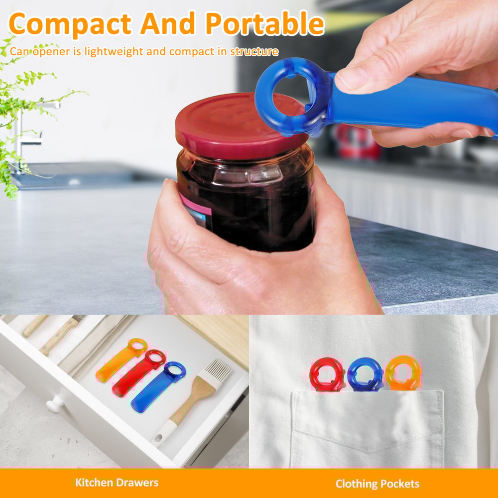 Manual Jar Opener Tool Set With Ergonomic Handle Perfect For Elders Women And Children With Weak Ha 4