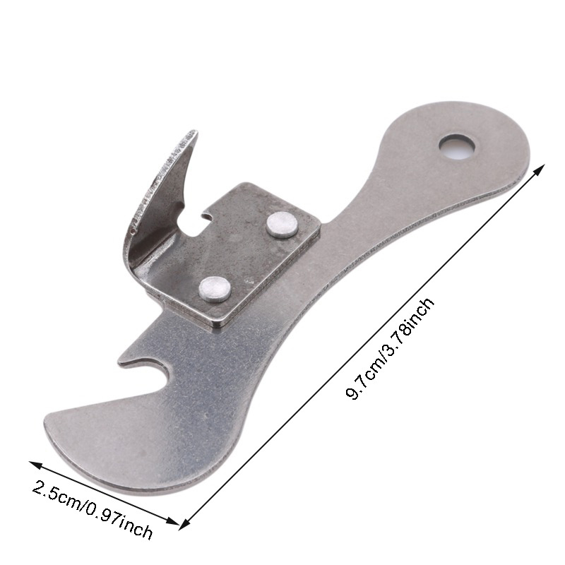Stainless Steel Manual Can Opener Ergonomic Safe Side Cut Tin Jar Opener For Kitchen 4