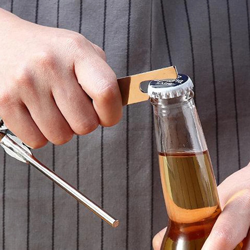 Multifunctional Stainless Steel Can Bottle Opener For Weak Hands Kitchen Gadget 2