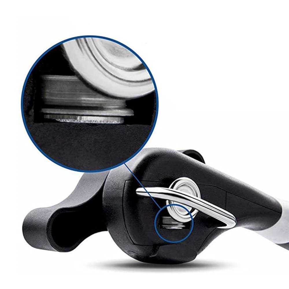 Safe Cut Can Opener Smooth Edge Handheld Food Grade Stainless Steel Opener For Kitchen Restaurant 3