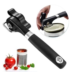 safe cut can opener smooth edge handheld food grade stainless steel opener for kitchen & restaurant use