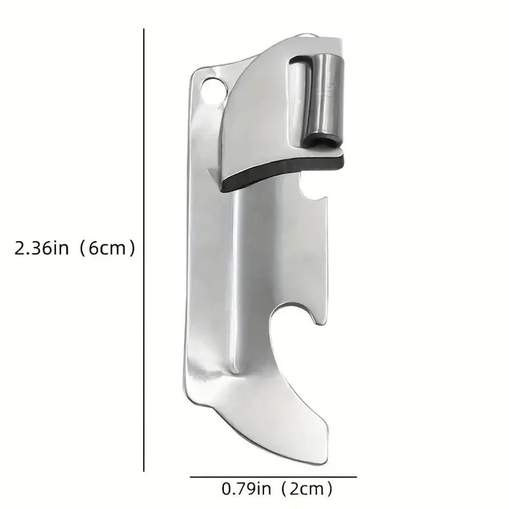 Portable Folding Can Opener Stainless Steel Multifunction Bottle Can Opener 5