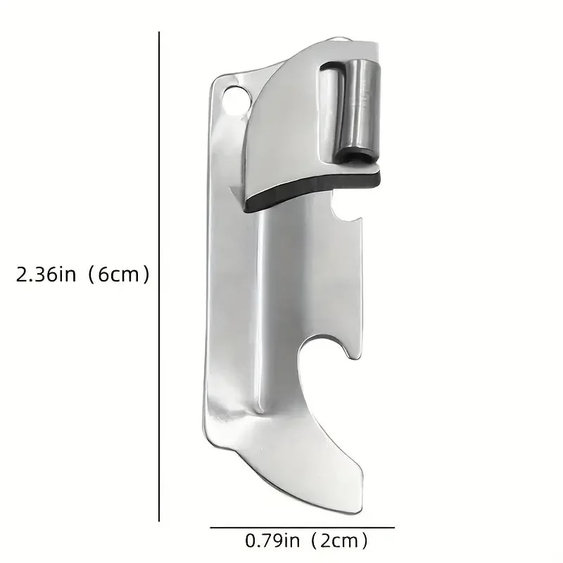 Portable Folding Can Opener Stainless Steel Multifunction Bottle Can Opener 5