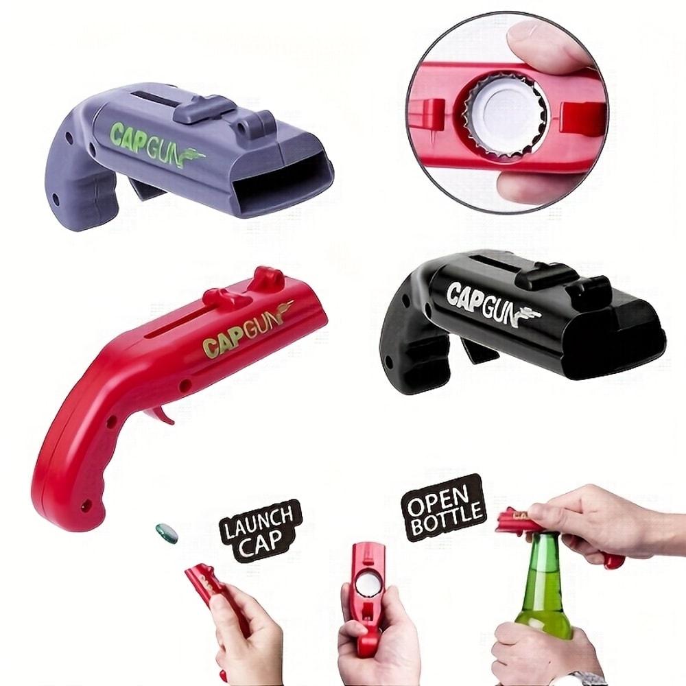 Funny Cap Gun Bottle Opener For Men Perfect For Home Bars Parties 2