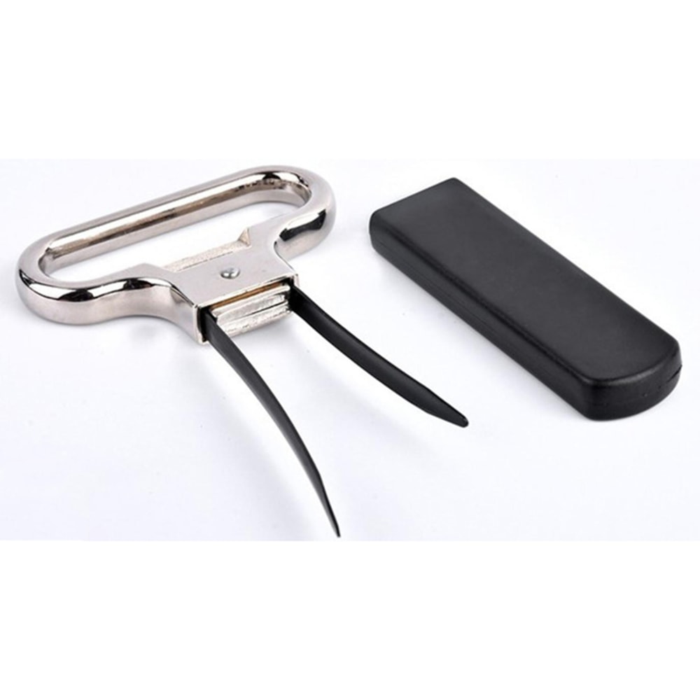 LaborSaving Wine Bottle Opener With Foil Cutter Handheld Waiters Corkscrew Tool 3