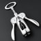 Stainless Steel Hand Movement Wine Opener Portable Cork Remover For Effortless Wine Opening 3