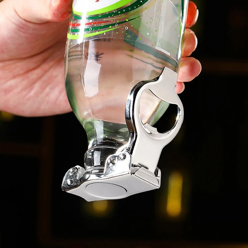Multifunctional Stainless Steel Bottle Opener LaborSaving Sealed Lid Opener For Home Bar Kitchen 4