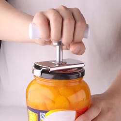 adjustable multi-function stainless steel bottle cap opener labor-saving jar & screw can opener for kitchen