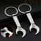 Metal Wrench Shape Bottle Opener Keychain Perfect For Tool Lovers And Everyday Use 0