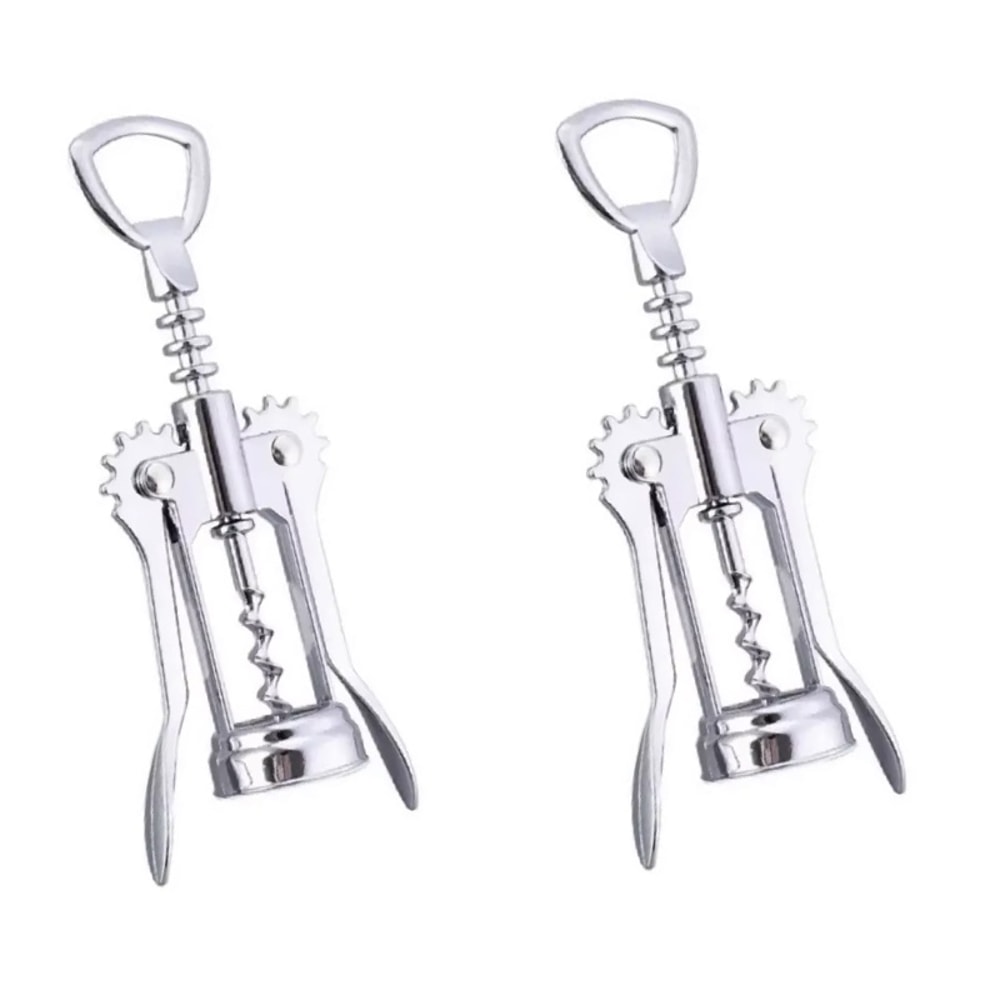 Premium Zinc Alloy Wine Bottle Opener Classic Champagne Corkscrew With Stainless Steel Drill 7