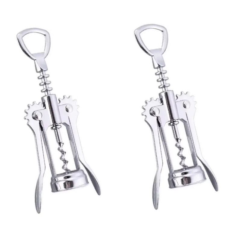 Premium Zinc Alloy Wine Bottle Opener Classic Champagne Corkscrew With Stainless Steel Drill 7