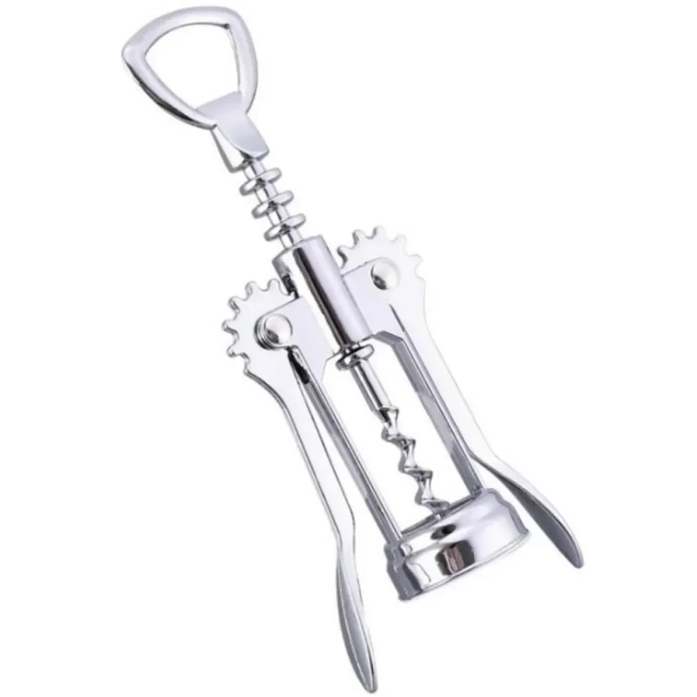 Premium Zinc Alloy Wine Bottle Opener Classic Champagne Corkscrew With Stainless Steel Drill 6