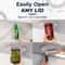 Under Cabinet Jar Opener for Weak Hands Arthritis-Friendly One-Handed Bottle and Jar Opener