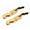 Gold Plated Corkscrew Waiter's Wine Key Bottle Opener Double Hinge Bar Tool for Home & Office Use