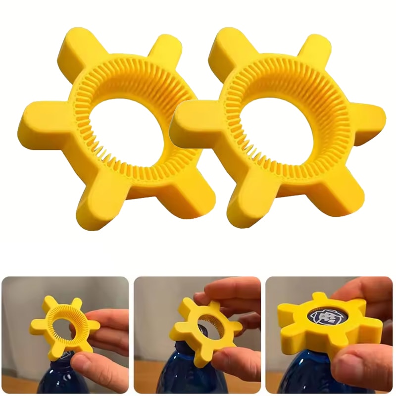 Multifunction Rotary Bottle Cap Opener Plastic Twist Kitchen Tool 0