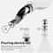 Elegant Wine Opener Gift Set Stainless Steel Bottle Opener Vacuum Stopper Pourer Bar Tool 1