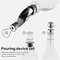 Elegant Wine Opener Gift Set Stainless Steel Bottle Opener Vacuum Stopper Pourer Bar Tool 1