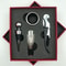 Elegant Wine Opener Gift Set Stainless Steel Bottle Opener Vacuum Stopper Pourer Bar Tool 6