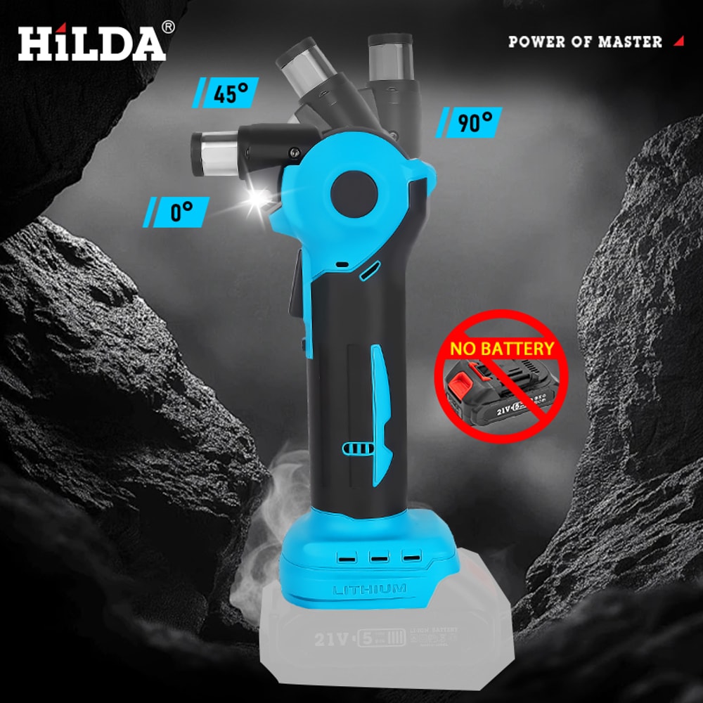 Rechargeable Rotary Demolition Hammer With Adjustable Head 4