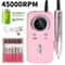 Portable Nail Drill Machine For Gel Nails Electric Rechargeable Nail File For Manicure Salon Use 7