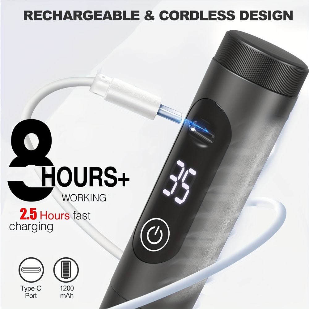 Electric Nail Drill Machine Rechargeable Cordless Nail File For Acrylic Gel Nails 1