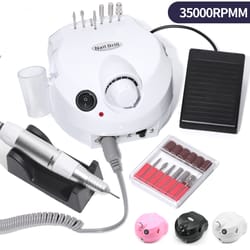 professional electric nail drill kit salon-grade nail gel polisher & file