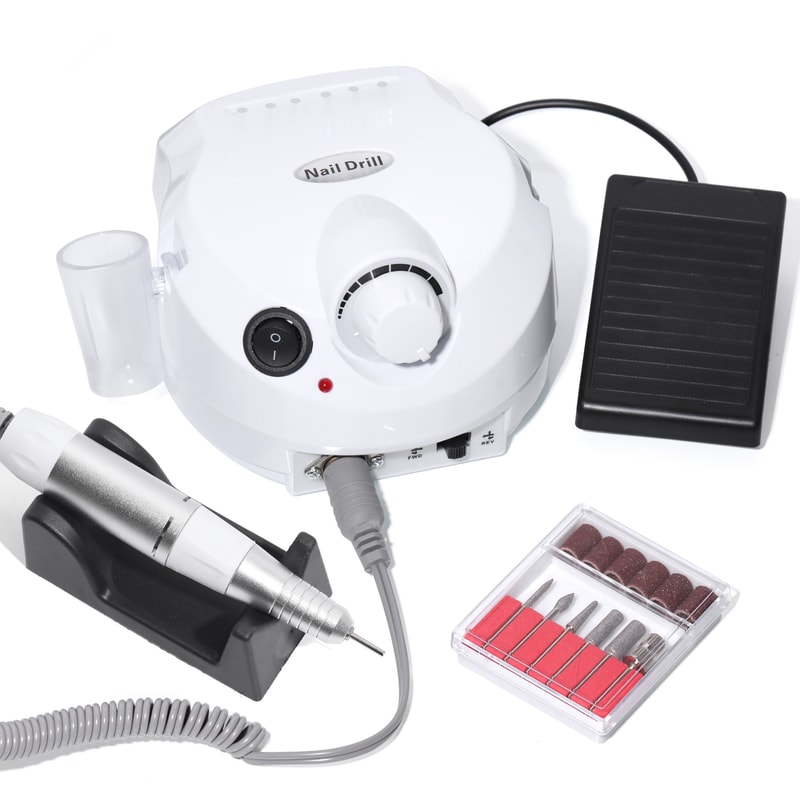Professional Electric Nail Drill Kit SalonGrade Nail Gel Polisher File 4