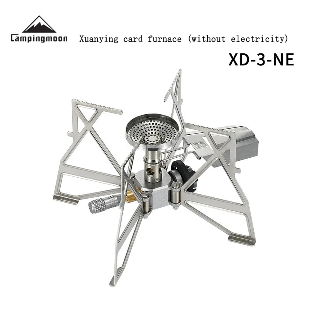 Portable Butterfly Gas Stove For Camping Hiking Windproof Efficient Foldable Outdoor Cooking Tool 5