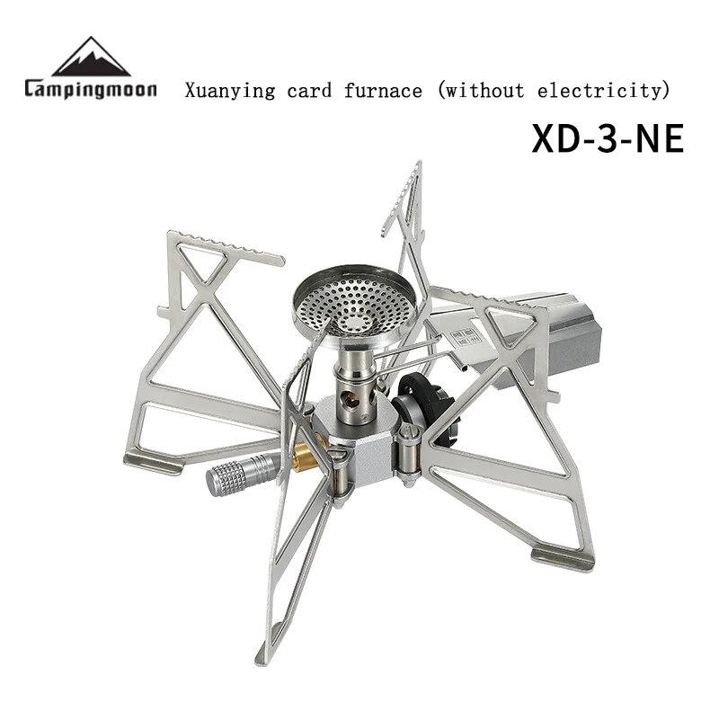 Portable Butterfly Gas Stove For Camping Hiking Windproof Efficient Foldable Outdoor Cooking Tool 5