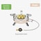 Portable HighPower Camping Gas Stove Outdoor Burner With Electronic Ignition For Picnic Travel 5