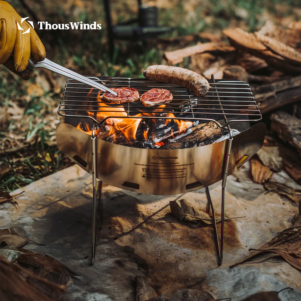 Ultralight Foldable Wood Stove For Camping Trekking Quickinstall Portable Fire Pit For Cooking And 2