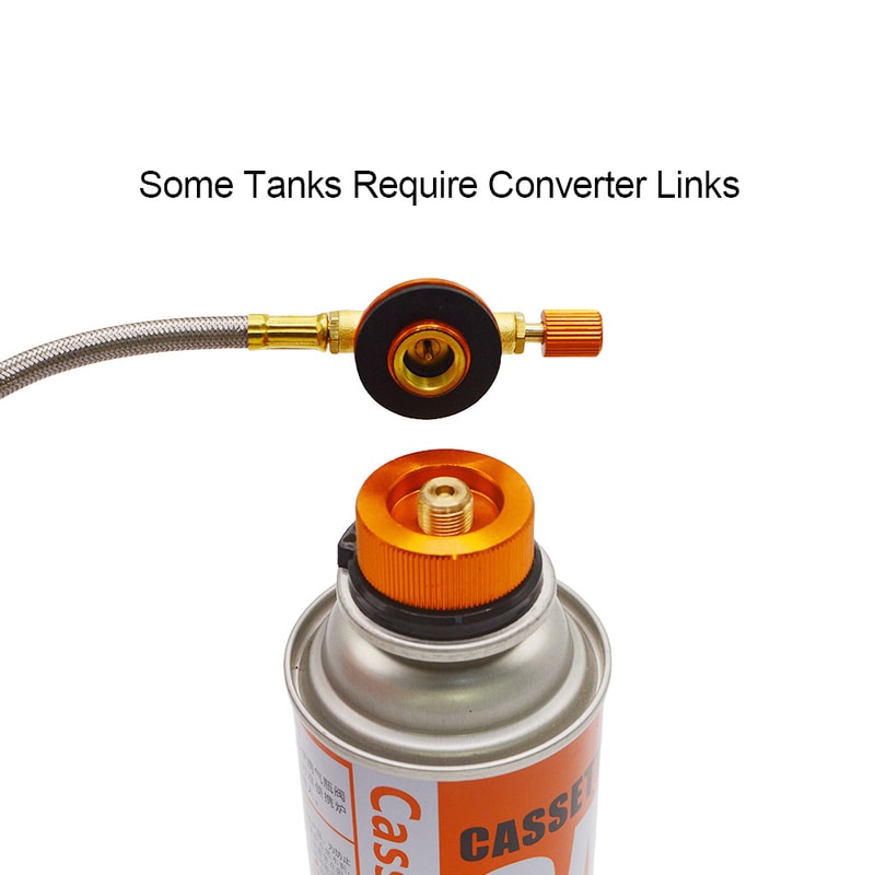 Portable Camping Gas Refill Adapter Propane Tank Converter Valve For Outdoor Stove Fuel Transfer 2